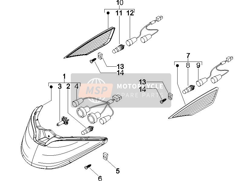 Phares avant - Lampes de clignotant