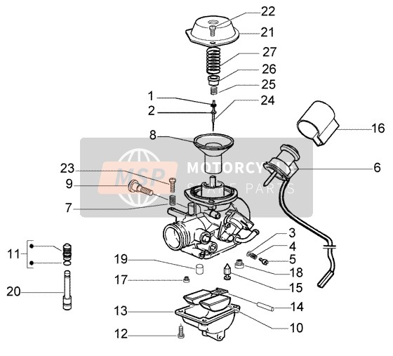 CM140203, Nadelventil., Piaggio, 3