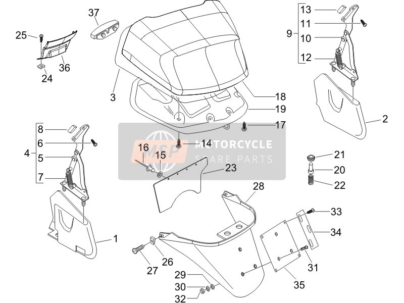 62365100ND, Abattant Ar, Piaggio, 0