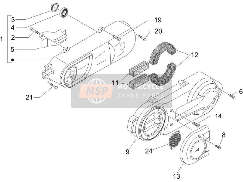 Crankcase Cover - Crankcase Cooling