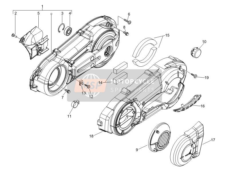 Crankcase Cover - Crankcase Cooling