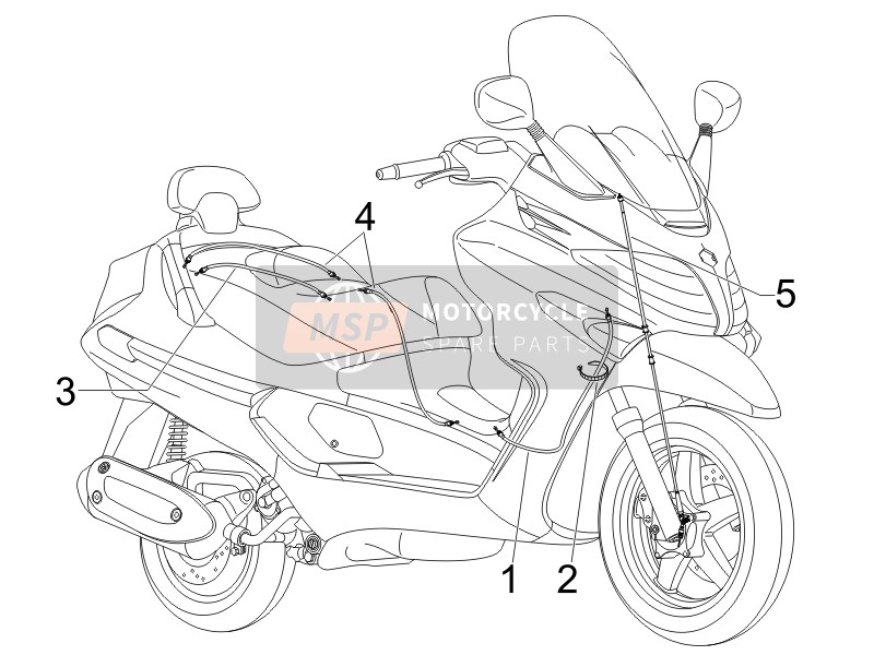 648572, Transmission Compteur, Piaggio, 2