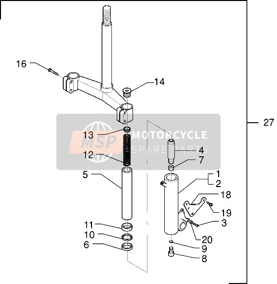 497014, Circlips, Piaggio, 1