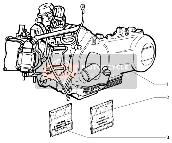 Piaggio X9 125 Evolution 2006 Engine for a 2006 Piaggio X9 125 Evolution