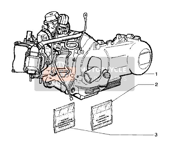 Piaggio X9 125 SL 2006 Engine for a 2006 Piaggio X9 125 SL