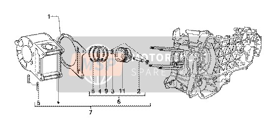 Cylinder-Piston-Wrist Pin, Assembly