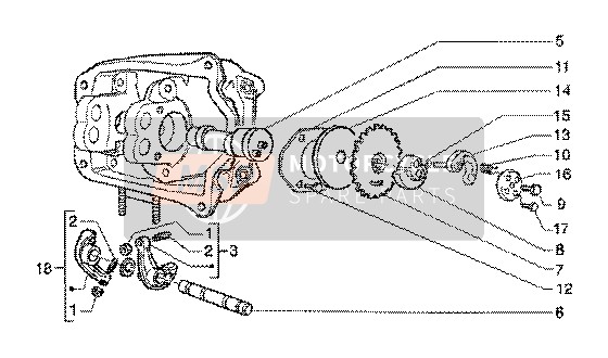 Soporte de palancas basculantes