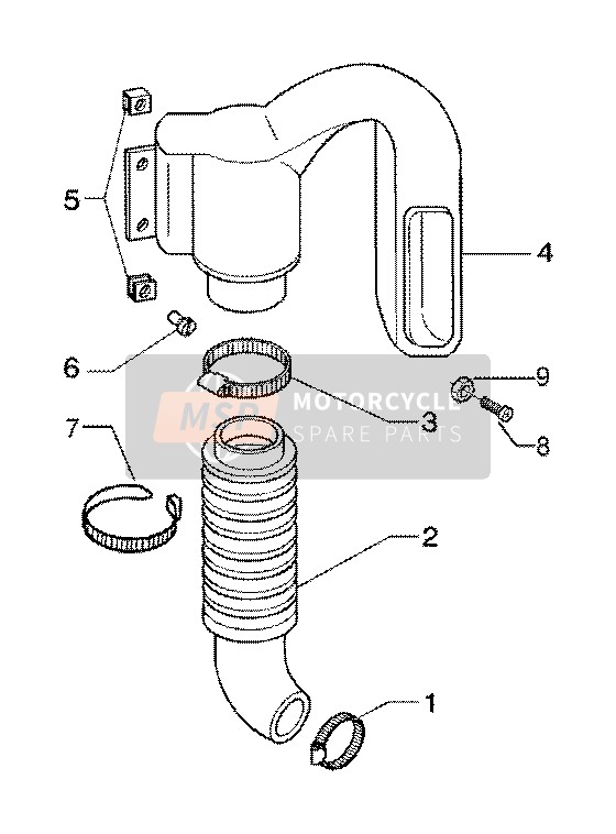 Belt Cooling Tube-Intake Tube