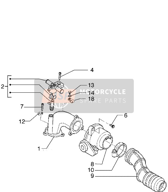 Induction Pipe-Throttle Body-Injector