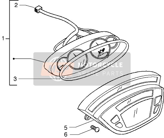 640260, Groupe Instrument, Piaggio, 0