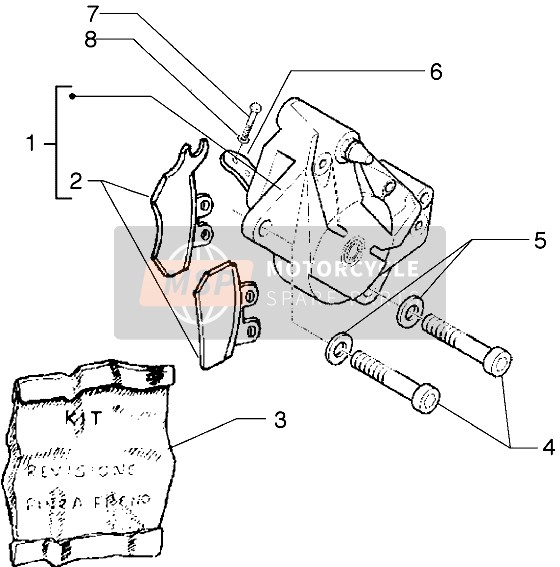 Piaggio X9 500 2006 Calibrador para un 2006 Piaggio X9 500