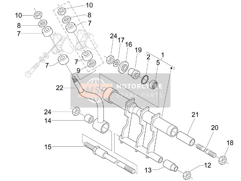 006637, Verende Sluitring, Piaggio, 0