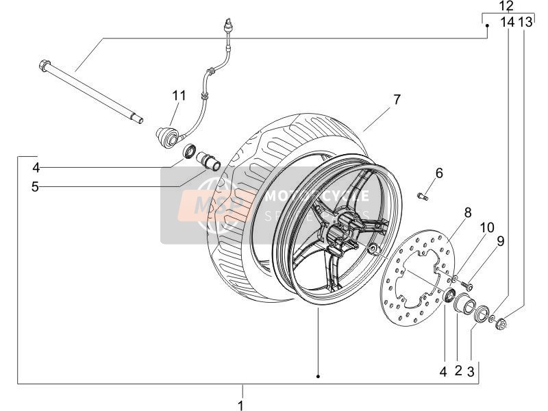 597029, Tyre, Piaggio, 0