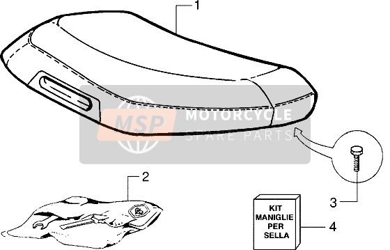 498498, Kit Grip, Piaggio, 0