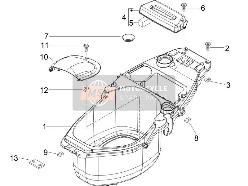 Helmet Housing - Under Saddle