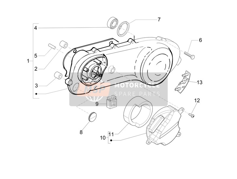 577329, Dichtung, Piaggio, 4