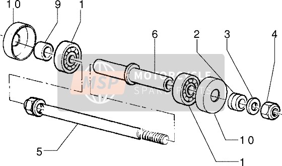 Pièces de composants de roue avant