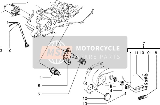 Startend Motor-Starthendel