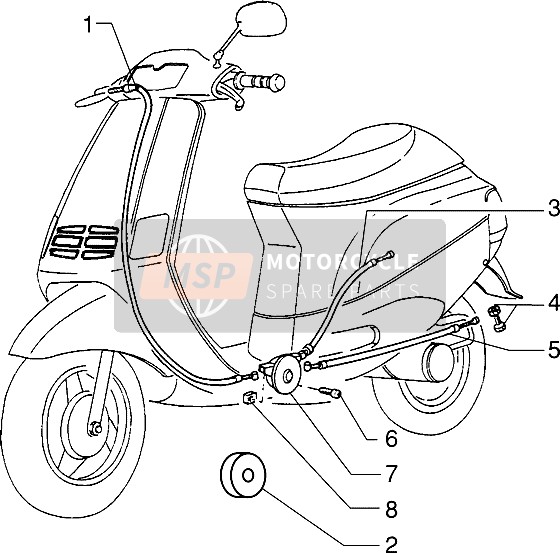 Piaggio Zip RST 1999 Transmissions for a 1999 Piaggio Zip RST
