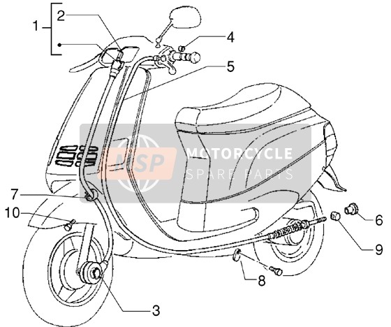 Piaggio Zip RST 1999 Transmissions - (Disc Brake Version) (2) for a 1999 Piaggio Zip RST