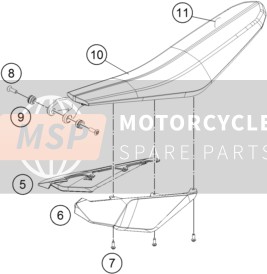 KTM FREERIDE E-XC 2022 TANK, SEAT for a 2022 KTM FREERIDE E-XC