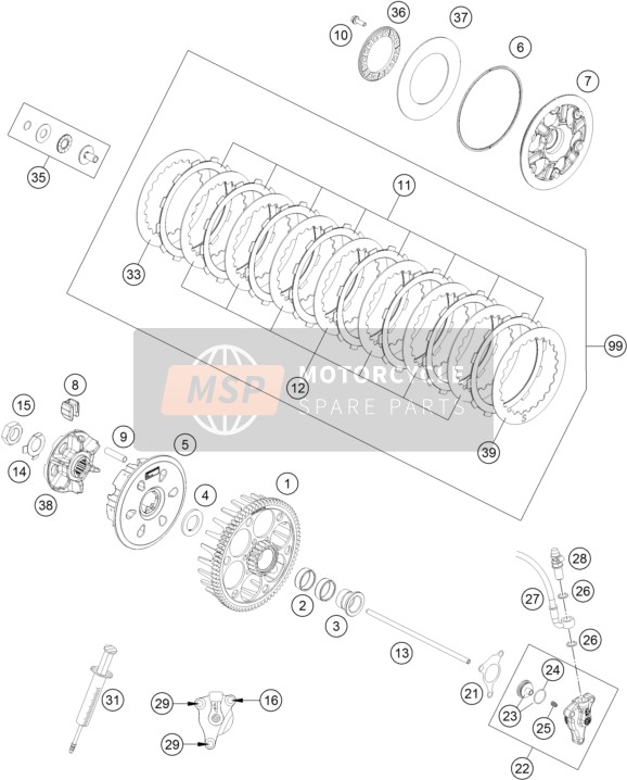 62513020000, Bleeder Screw Cpl. 05, KTM, 2