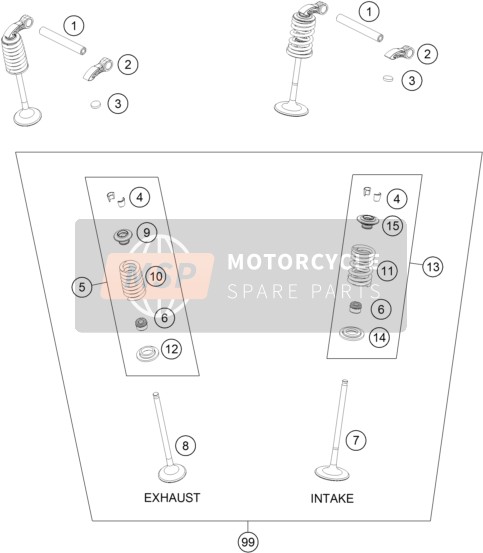 77036033000, Valve Collet, KTM, 1