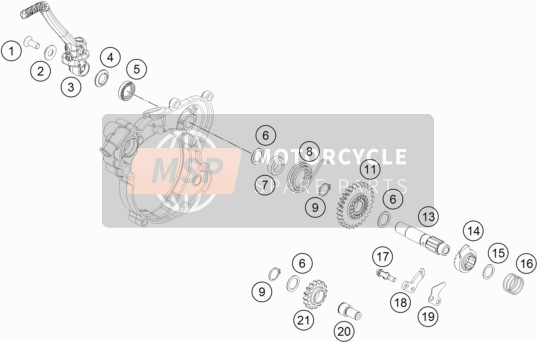 0025060166, Hh Collar Screw M6X16 TX30, KTM, 2
