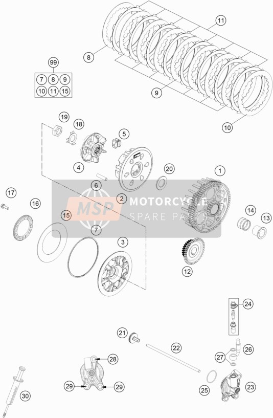 78132002400, Inner Clutch Hub, KTM, 0