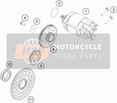 78040016004, Stop Disc 6X23X2, KTM, 0