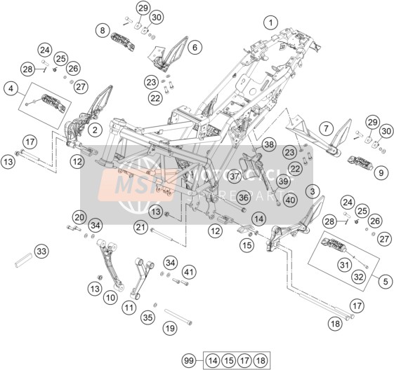 90103040001, Plain Washer 6,4X12X1, KTM, 0