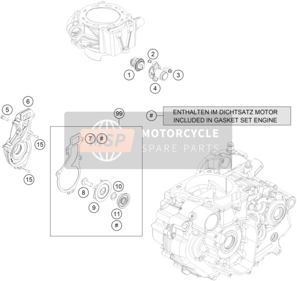 75035016000, Thermostatcover             07, KTM, 0