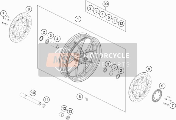 C90709062000, Special Screw M8X25 Ss TX40, KTM, 0