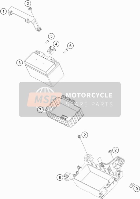 C90711053050, Accumulator Casing, KTM, 0