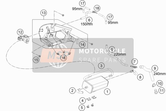 76015015000, Evap Klep, KTM, 0