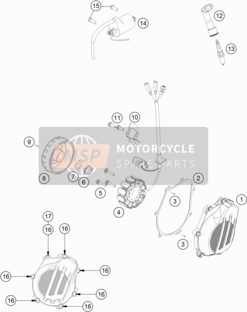 79539190000, Spark Plug Connector, KTM, 0