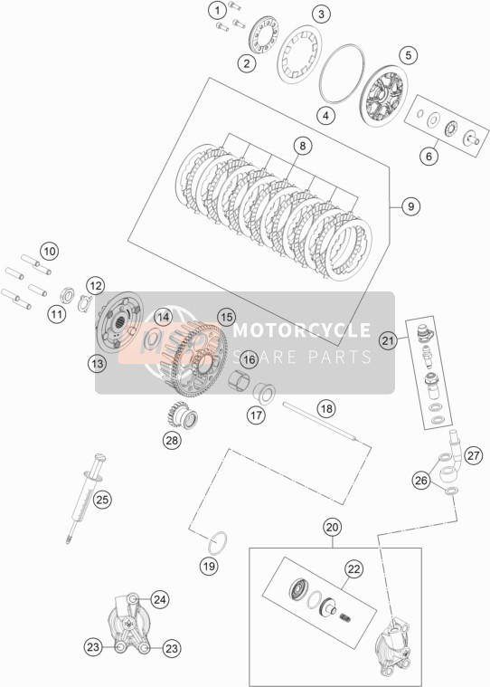 0025060256, Hh Collar Screw M6X25 TX30, KTM, 2