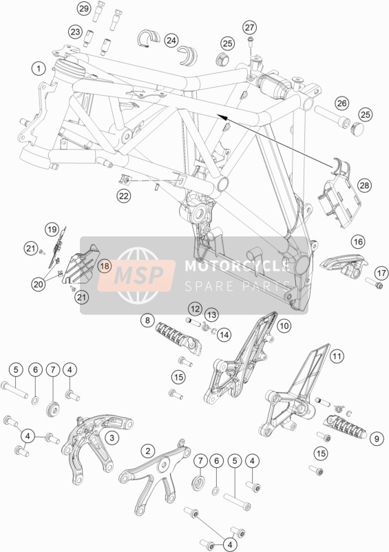 61503001100EB, Frame 615, KTM, 0