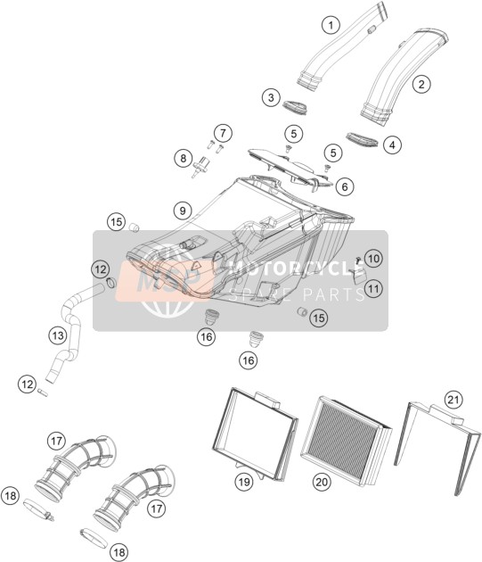 63506002000, Air Filter Box Cover, KTM, 0