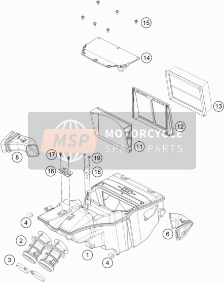 C90706015000, Air Filter, KTM, 0