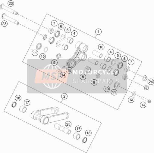 72003035000, Grease Fitting M6 Straight, KTM, 1