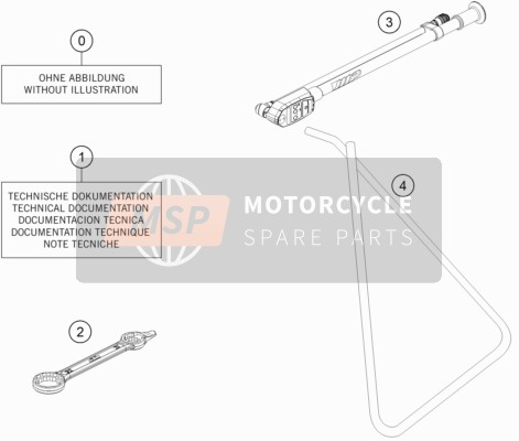 KTM 85 SX 17/14 2022 SEPERATE ENCLOSURE for a 2022 KTM 85 SX 17/14