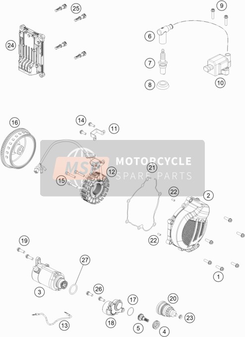 5173010200015, Ignitioncover Exc, KTM, 0