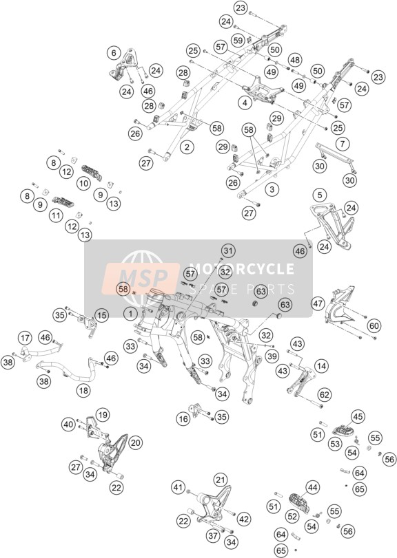 0035080356, AH-COLLAR Screw M8X35 ISA45, KTM, 2