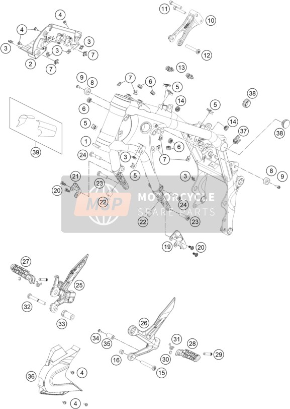 0035100656S, Isa Screw,  M10X65 ISA45, KTM, 1