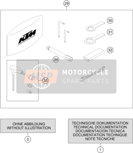 64107047033, Passenger Seat Cmpl., KTM, 0