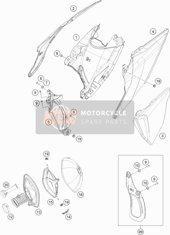 79606026000, Intake Bellows, KTM, 0