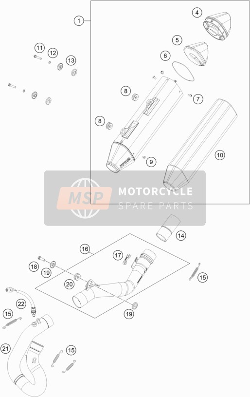 0025080256, Vite M8X25, KTM, 3
