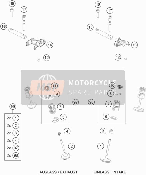 79536061144, Rocker Arm Outtake, KTM, 0