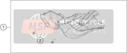 KTM 125 XC US 2022 ENGINE GUARD for a 2022 KTM 125 XC US